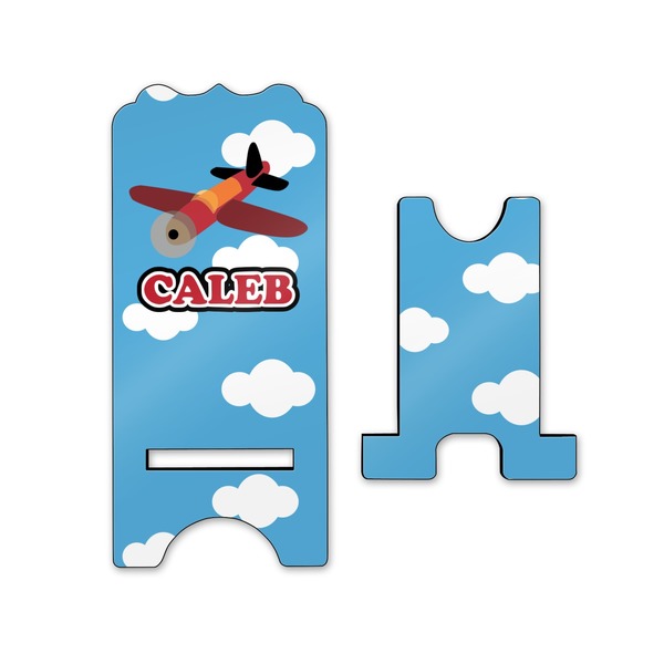 Airplane Stylized Phone Stand - Front & Back - Small