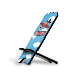 Airplane Stylized Cell Phone Stand - Small w/ Name or Text