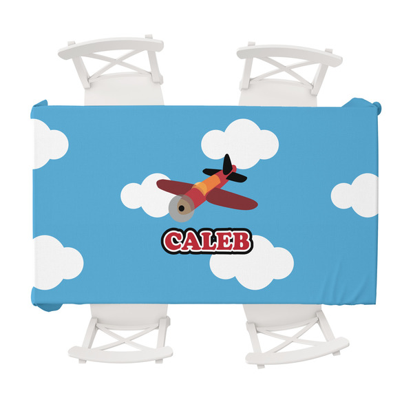 Custom Airplane Tablecloth - 58"x102" (Personalized)