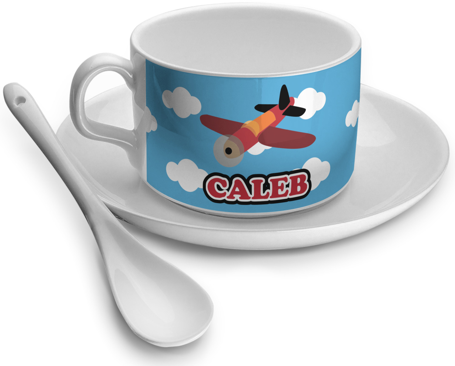 Airplane Tea Cup Single (Personalized) YouCustomizeIt