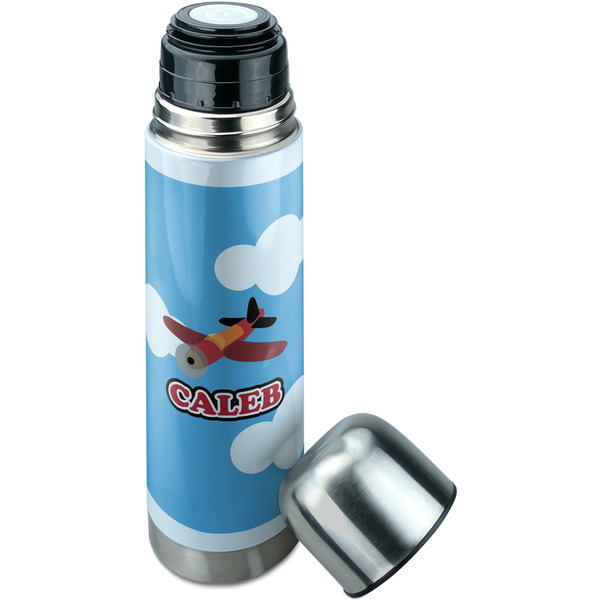 Airplane Thermos - Lid Off