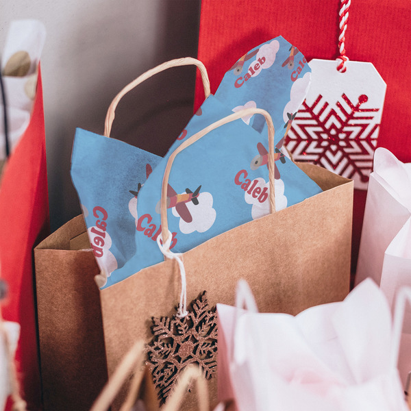 Airplane Tissue Paper - In Gift Bag