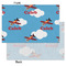 Airplane Tissue Paper - Lightweight - Small - Front & Back