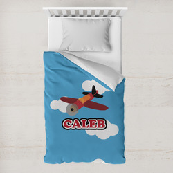 Airplane Toddler Duvet Cover w/ Name or Text