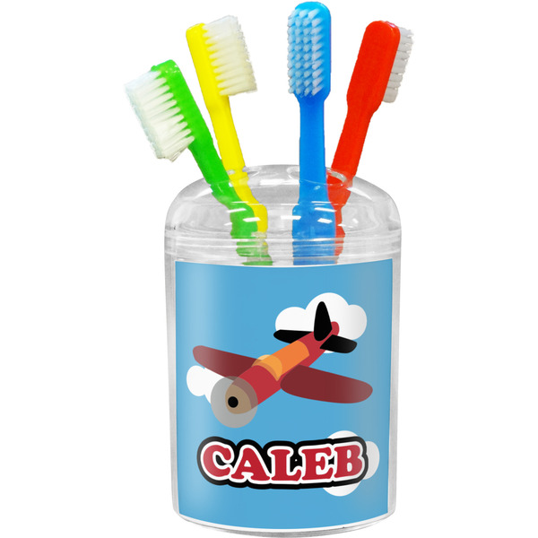 Custom Airplane Toothbrush Holder (Personalized)