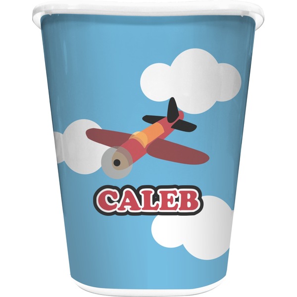 Custom Airplane Waste Basket (Personalized)