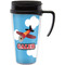 Airplane Travel Mug with Black Handle - Front