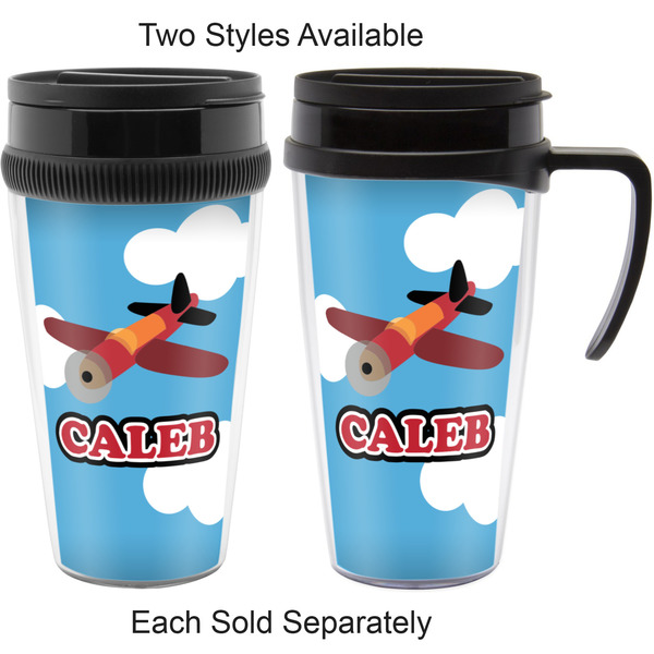 Airplane Travel Mugs - with & without Handle
