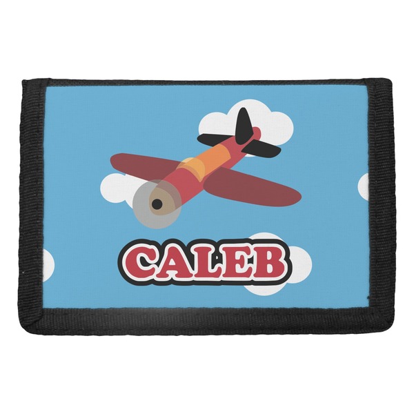 Custom Airplane Trifold Wallet (Personalized)