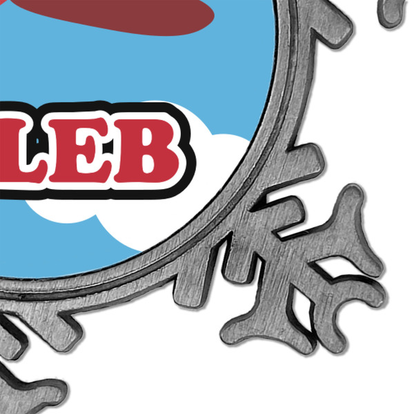 Airplane Vintage Snowflake - Detail