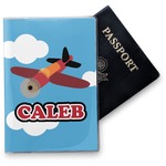 Airplane Vinyl Passport Holder (Personalized)