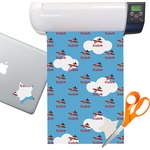 Airplane Sticker Vinyl Sheet (Permanent)
