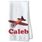 Airplane Waffle Towel - Partial Print Print Style Image