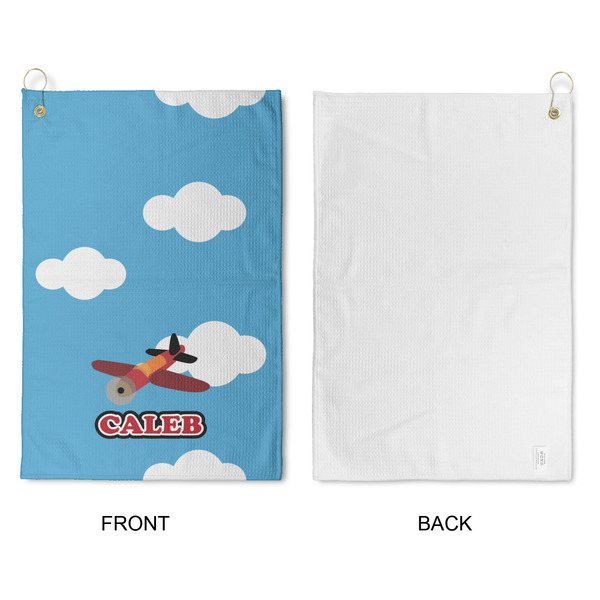 Airplane Waffle Weave Golf Towel - Approval