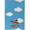 Airplane Waffle Weave Towel - Full Color Print - Approval Image