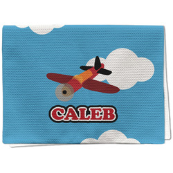 Airplane Kitchen Towel - Waffle Weave (Personalized)
