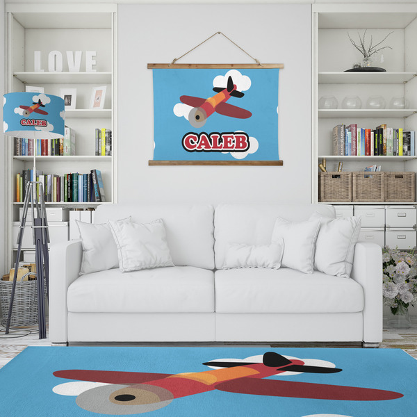 Airplane Wall Hanging Tapestry - IN CONTEXT