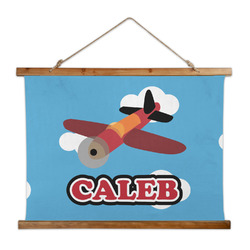 Airplane Wall Hanging Tapestry - Wide (Personalized)