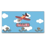 Airplane Wall Mounted Coat Rack (Personalized)
