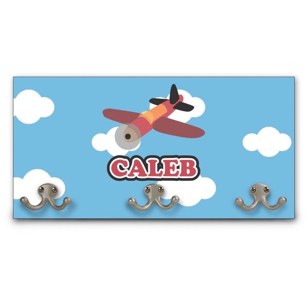 Custom Airplane Wall Mounted Coat Rack (Personalized)