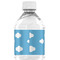 Airplane Water Bottle Label - Back View