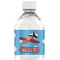 Airplane Water Bottle Label - Single Front