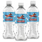 Airplane Water Bottle Labels - Front View