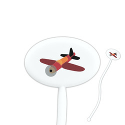 Airplane Oval Plastic Stir Sticks