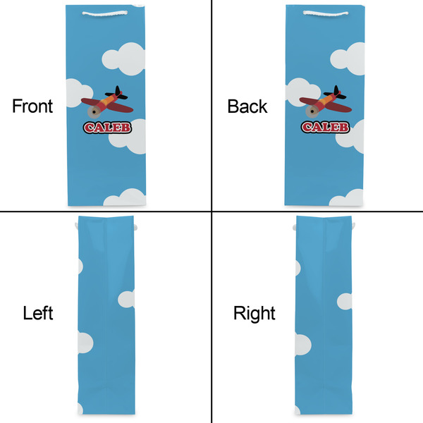 Airplane Wine Gift Bag - Gloss - Approval