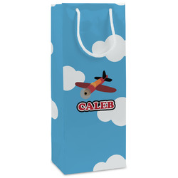 Airplane Wine Gift Bags - Gloss (Personalized)