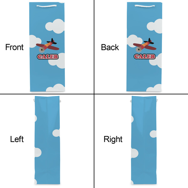 Airplane Wine Gift Bag - Matte - Approval