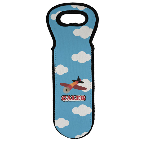 Custom Airplane Wine Tote Bag (Personalized)