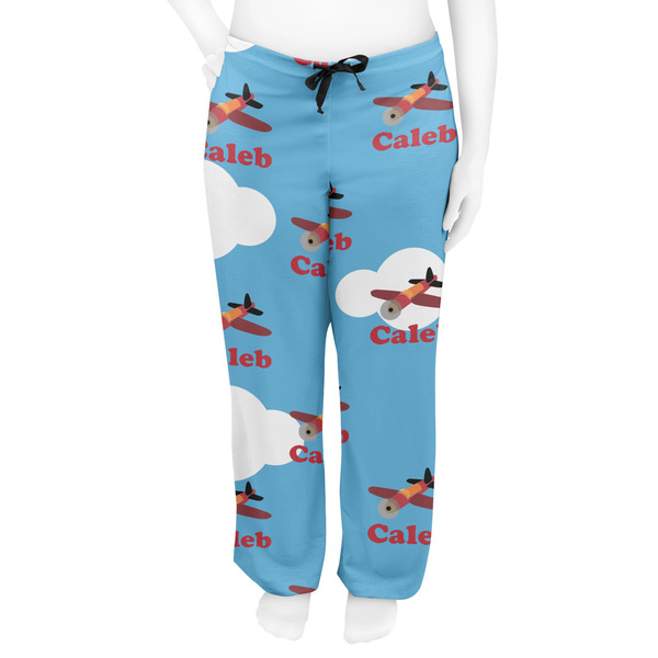 Airplane Women's Pj on model - Front