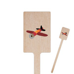 Airplane Rectangle Wooden Stir Sticks