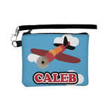 Airplane Wristlet ID Case w/ Name or Text