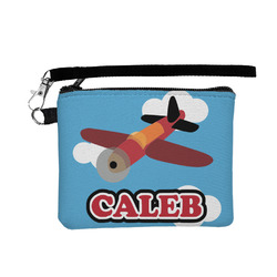 Airplane Wristlet ID Case w/ Name or Text