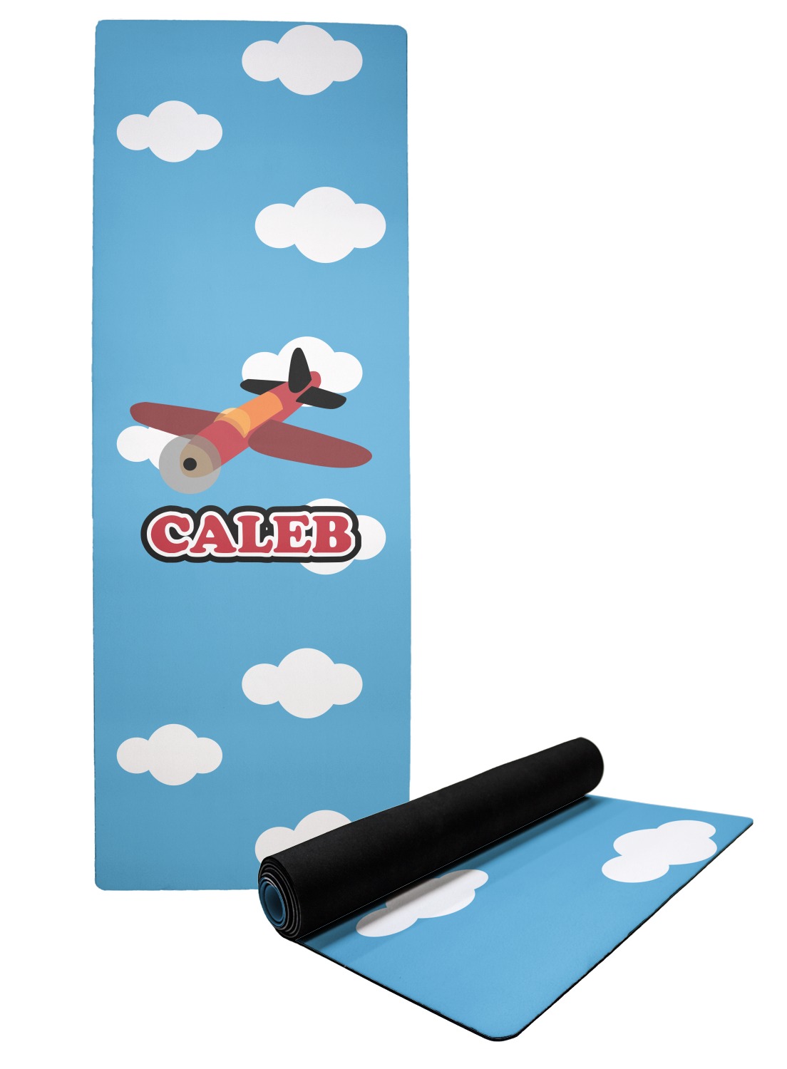 Custom Airplane Yoga Mat (Personalized) YouCustomizeIt