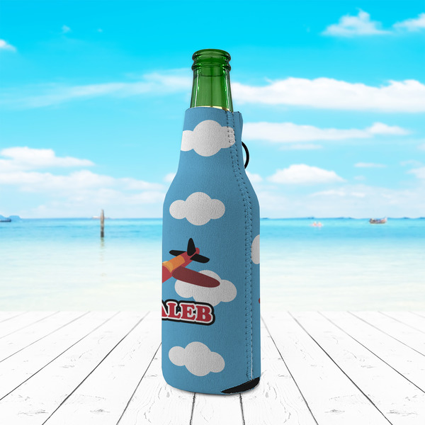 Airplane Zipper Bottle Cooler - LIFESTYLE