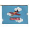 Airplane Zipper Pouch Large (Front)