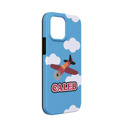 Airplane iPhone Case - Rubber Lined - iPhone 13 Mini (Personalized)
