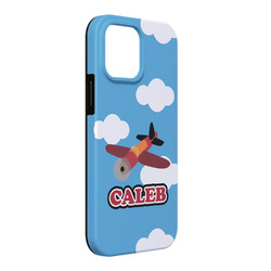 Airplane iPhone Case - Rubber Lined - iPhone 13 Pro Max (Personalized)
