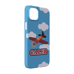 Airplane iPhone Case - Plastic - iPhone 14 (Personalized)