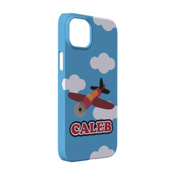 Airplane iPhone Case - Plastic - iPhone 14 Pro (Personalized)