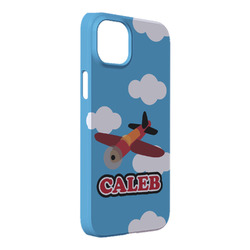 Airplane iPhone Case - Plastic - iPhone 14 Pro Max (Personalized)