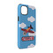 Airplane iPhone Case - Rubber Lined - iPhone 14 Pro (Personalized)
