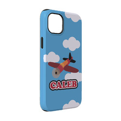 Airplane iPhone Case - Rubber Lined - iPhone 14 (Personalized)