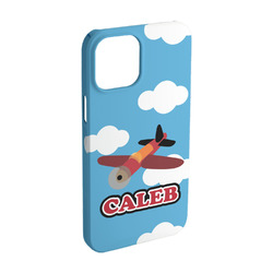 Airplane iPhone Case - Plastic - iPhone 15 Pro (Personalized)