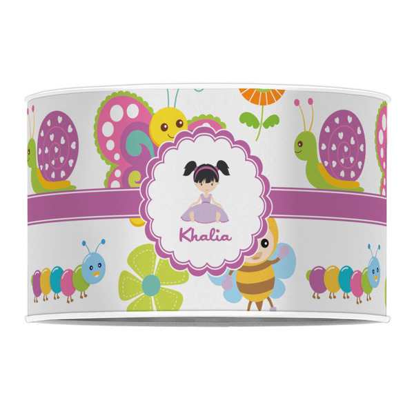Butterflies 12" Drum Lampshade - FRONT (Poly Film)