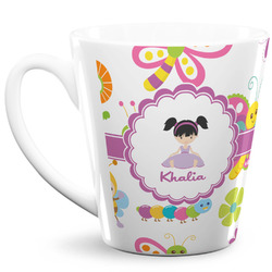 Butterflies 12 Oz Latte Mug (Personalized)