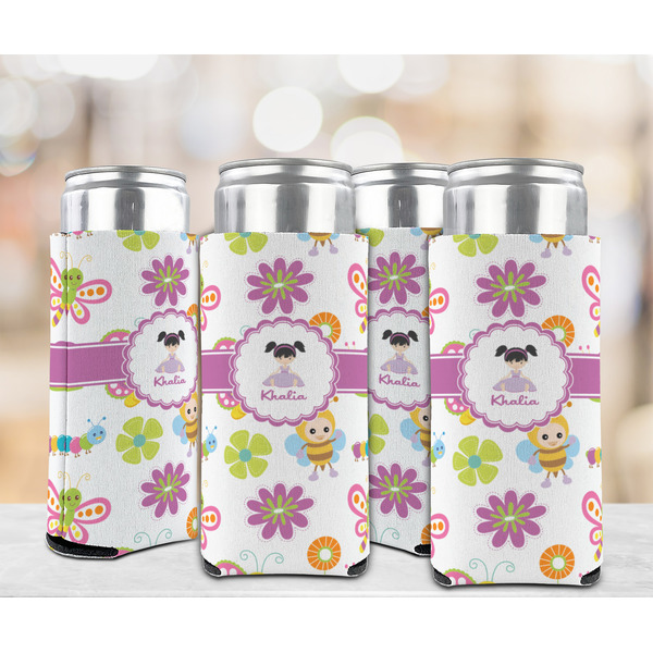 Butterflies 12oz Tall Can Sleeve - Set of 4 - LIFESTYLE
